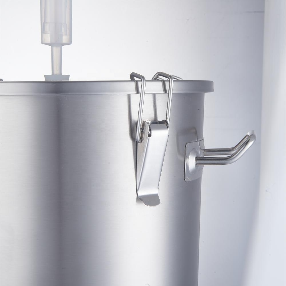 Stainless steel 304 Conical Fermentor 30L-65L Tank Fermenter with Chiller for home brewing Beer fermentation tank