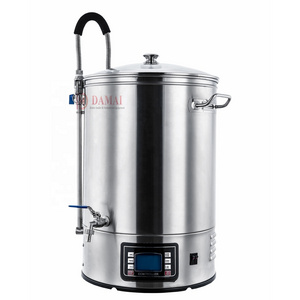 40L Homebrew,mini Brewery Equipment,micro Home Brewing Equipment in One for Craft Beer with 304 Stainless Steel Chiller All