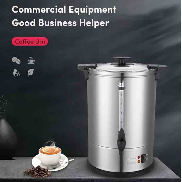 Damai 30 40 100 cups commercial Stainless steel coffee percolator Hotel Electrical Coffee Maker Urn Water Boiler coffee urn