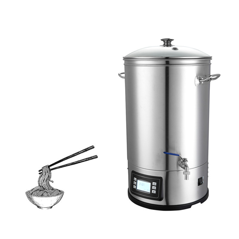 Wholesale Food Grade SUS304 LFGB  Noodle Cooker Soup Tea Hot Water Kettle Boiler 20L 30L 35L 65L Electric Kettle