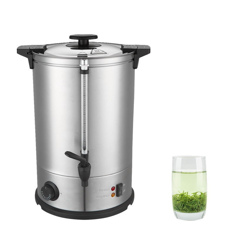 20 Liter Double Layer 304 Stainless Steel Electric Water Boiler Urn Coffee Milk Tea Noodle Cooker Electrical Hot Water Kettle