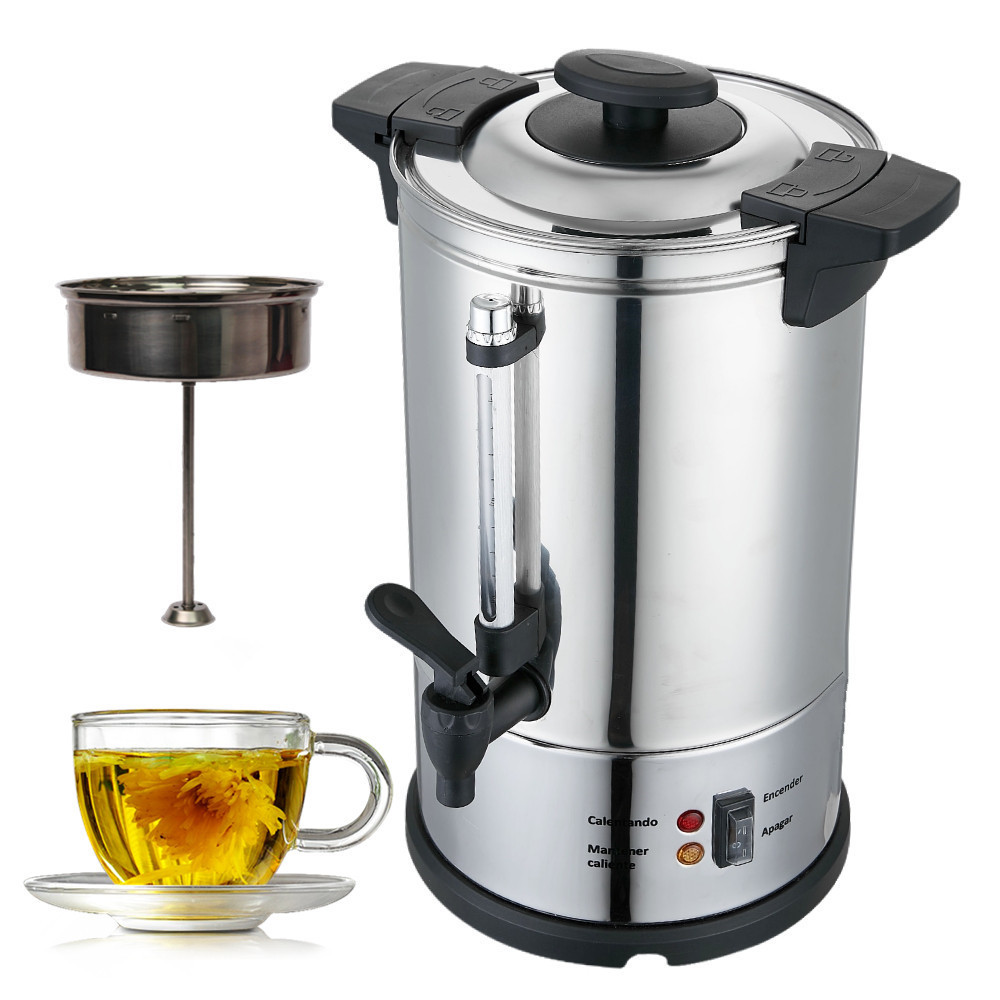 Restaurant Hotel Office Meeting Drinking Hot Water Tea Dispenser 304 Stainless Steel Electric Coffee Boiler Urn Kettle