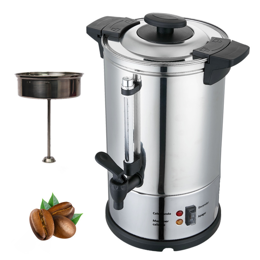 Restaurant Hotel Office Meeting Drinking Hot Water Tea Dispenser 304 Stainless Steel Electric Coffee Boiler Urn Kettle