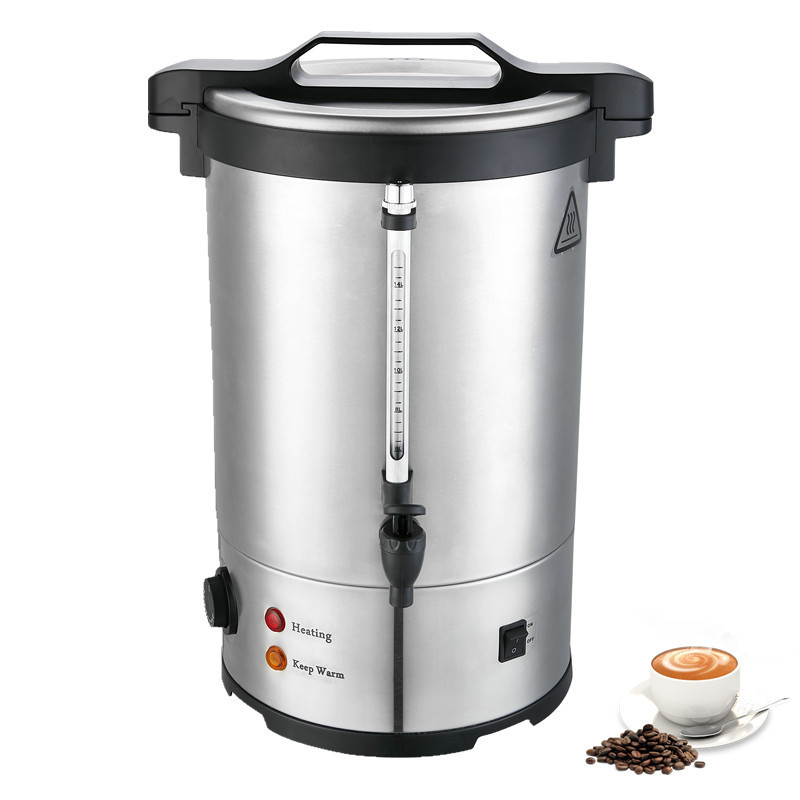 Popular Commercial Catering 10 20 30 40 Liter Coffee Urn Hot Milk Wine Stainless Steel Electric Water Boiler Urn