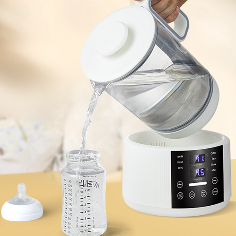 304 Electric Glass Kettle 1.5L Capacity Tea Water Kettle Multi-function Smart Baby Formula Kettle