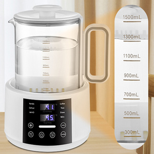 304 Electric Glass Kettle 1.5L Capacity Tea Water Kettle Multi-function Smart Baby Formula Kettle