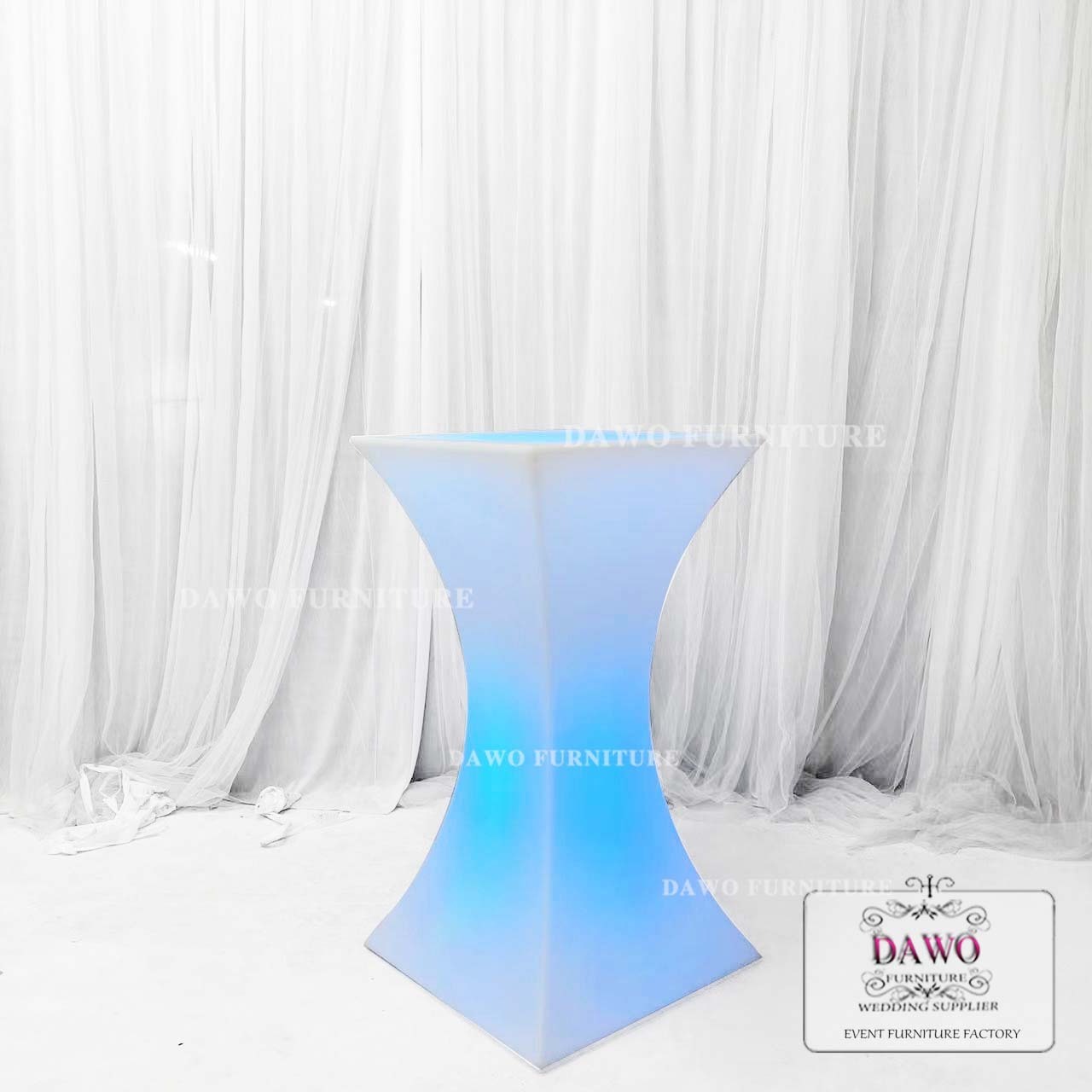 wholesale high bar table lighting event LED cocktail table for wedding party