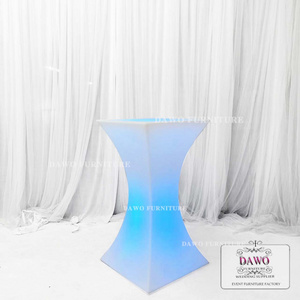 wholesale high bar table lighting event LED cocktail table for wedding party