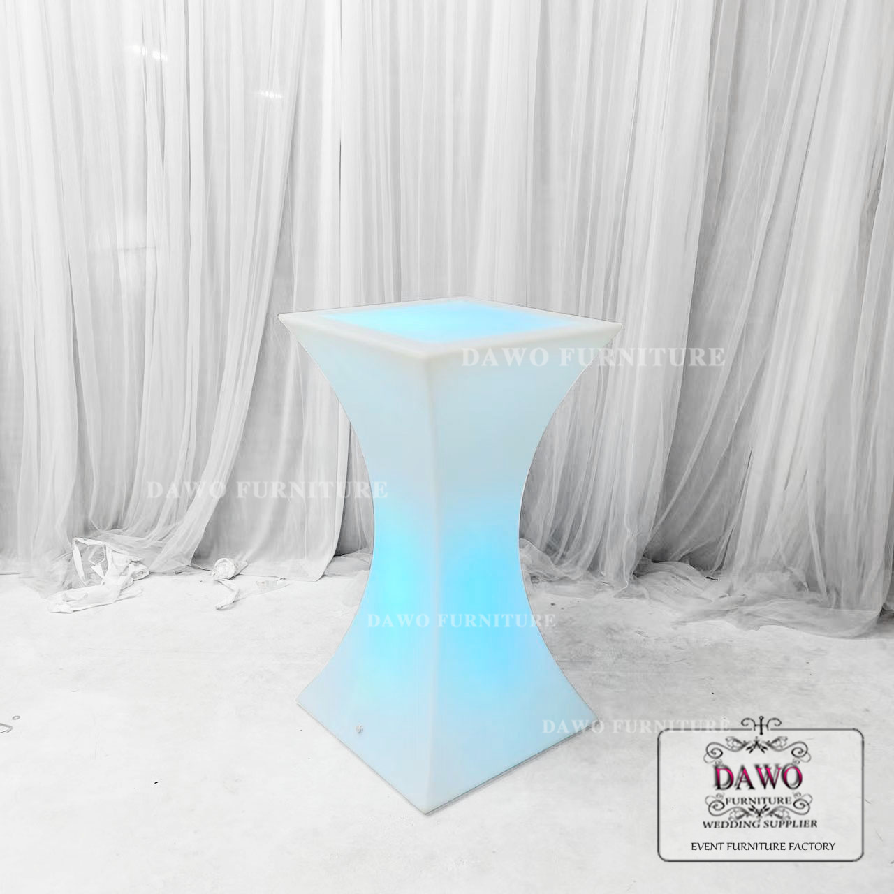 wholesale high bar table lighting event LED cocktail table for wedding party