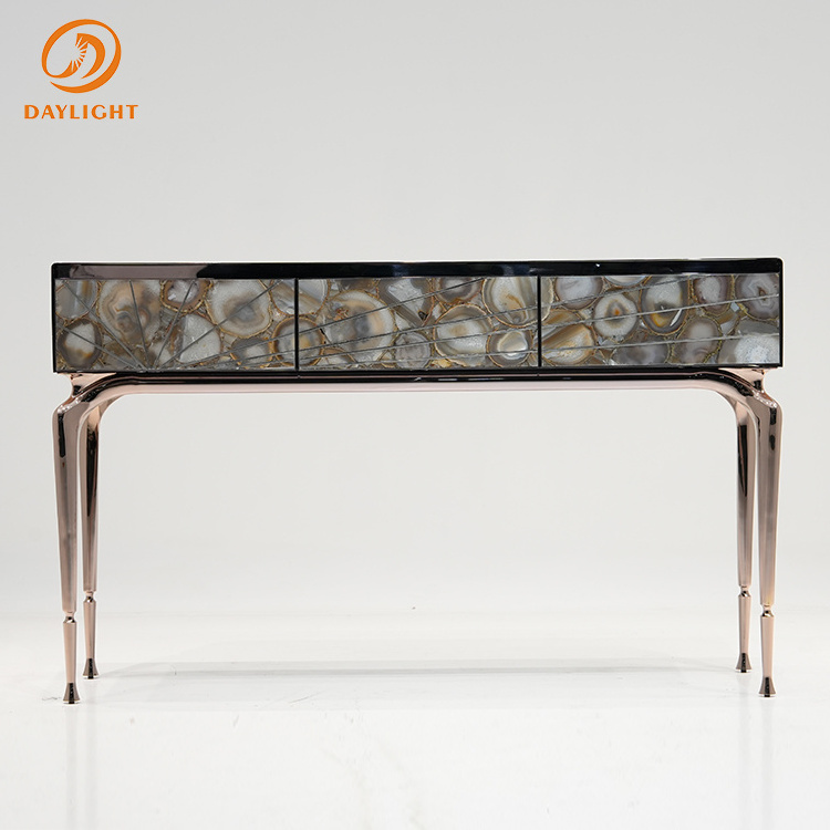 marble wooden console table modern metal console table stainless steel console tables