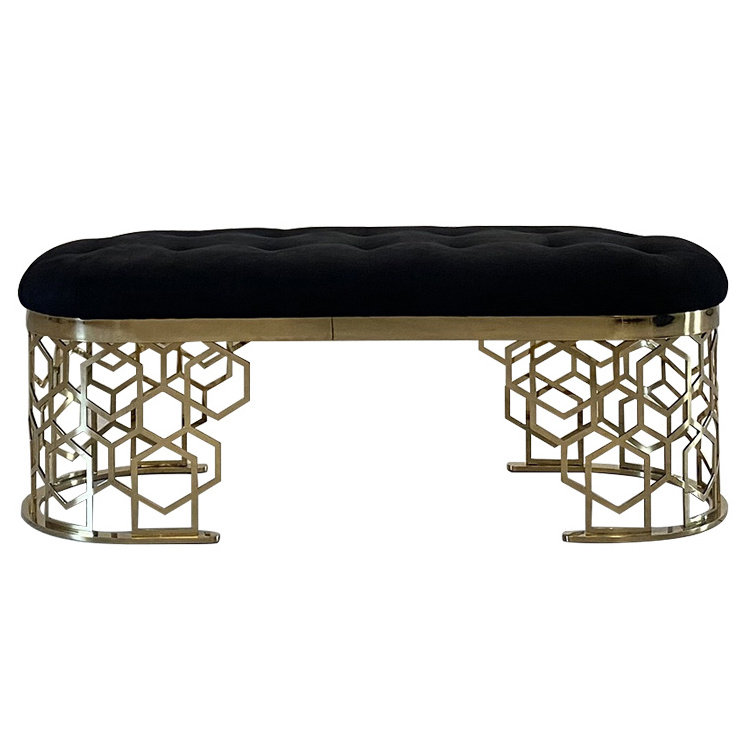 luxury modern bedroom climb bed stool outdoor kitchen black oval velvet long stool bench 2 seater