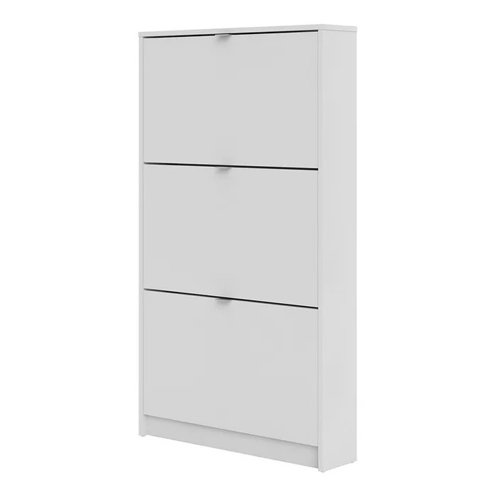 DECOHOME Minimalist Design White Modern Foyer Furniture storage Space Saving Shoe Rack cabinet