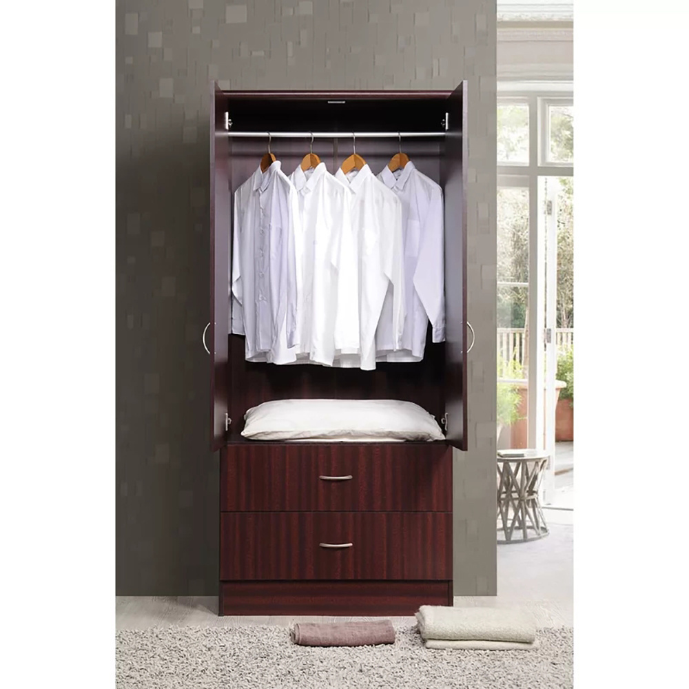 Customization Furniture Wooden Modern Wardrobe Closets Designs Wood Armoire