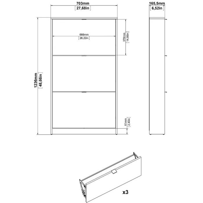 DECOHOME Minimalist Design White Modern Foyer Furniture storage Space Saving Shoe Rack cabinet