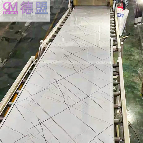 Wholesale Customized Size Glossy Plastic Cast Marble Pattern Effect PVC UV Marble Sheet