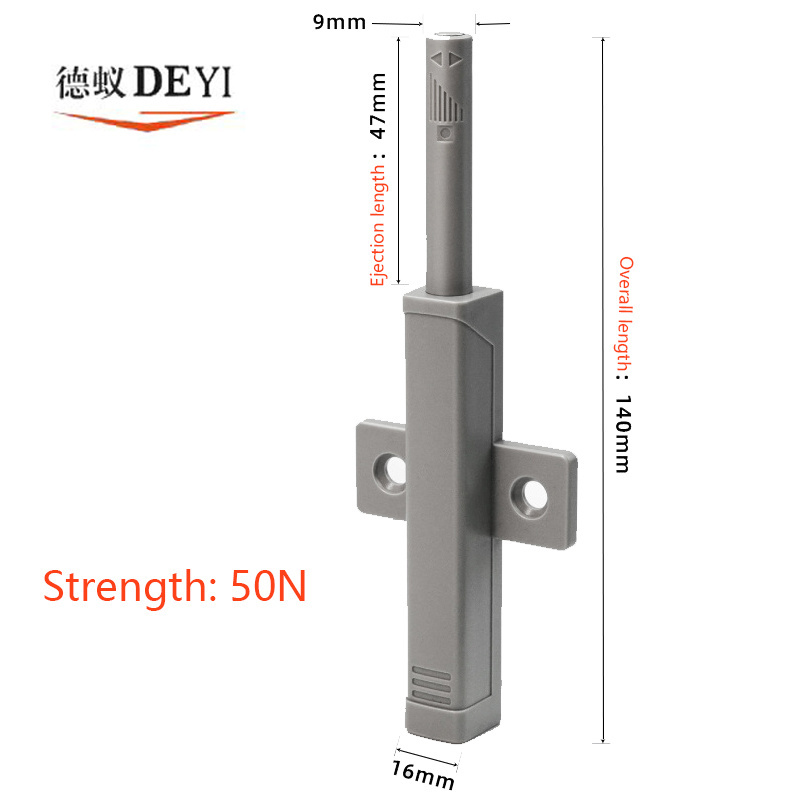 Push to Open Door Opener Soft Close Door Damper Non Magnetic Door Catch Push Latch ABS material