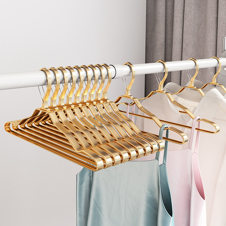 City life wholesale thick coat hangers luxury metal multi hanger for clothes