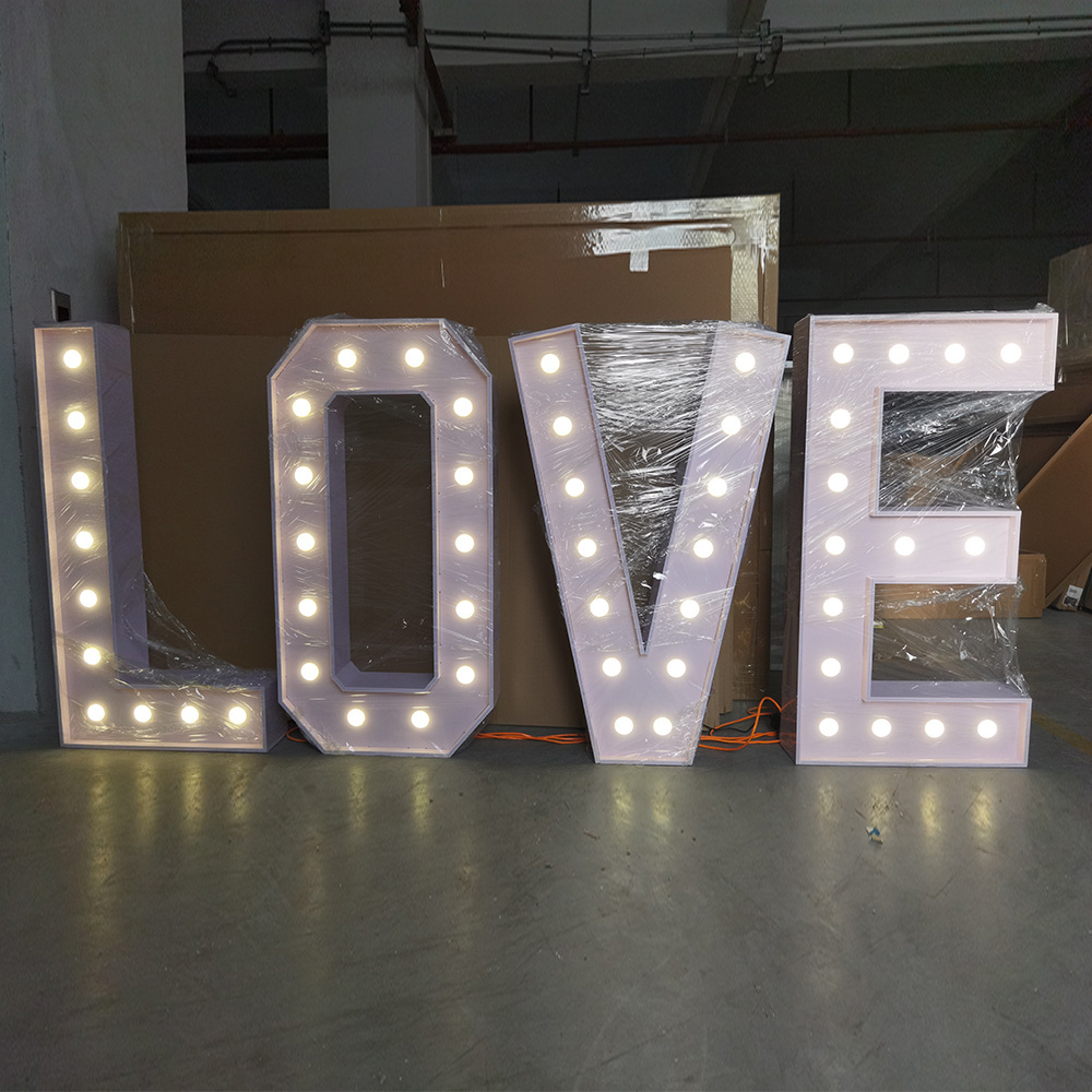 Wholesale Light Up Mr And & Mrs Marquee Giant Letters Love For Wedding Event Props