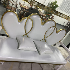 Latest Design Heart Shape Bride And Groom Wedding Royal Stuhl Throne Sofa Throne Sofa For Sales