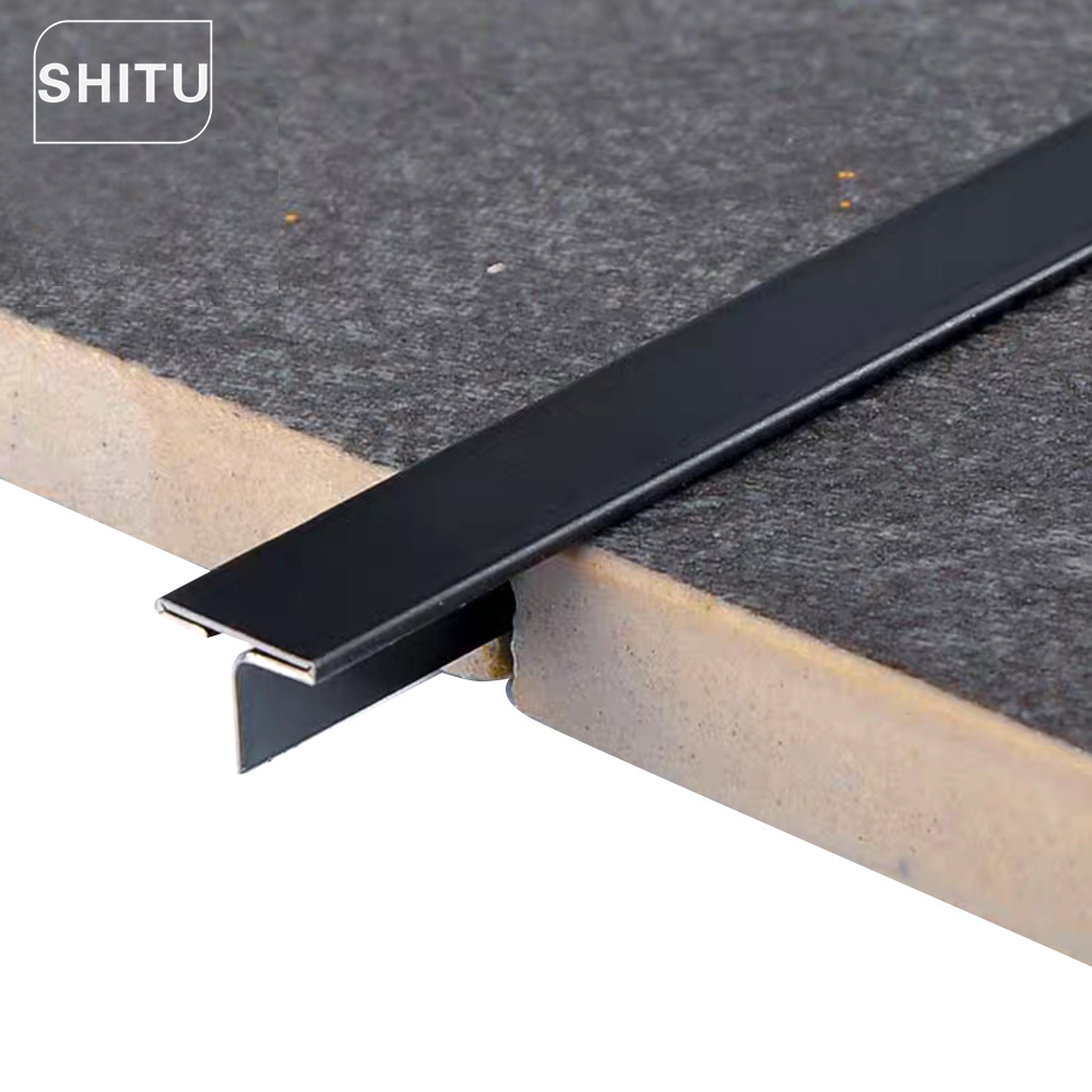 Stainless steel tile trimming T-304 modern style trimming strip metal aluminum alloy decorative profiles