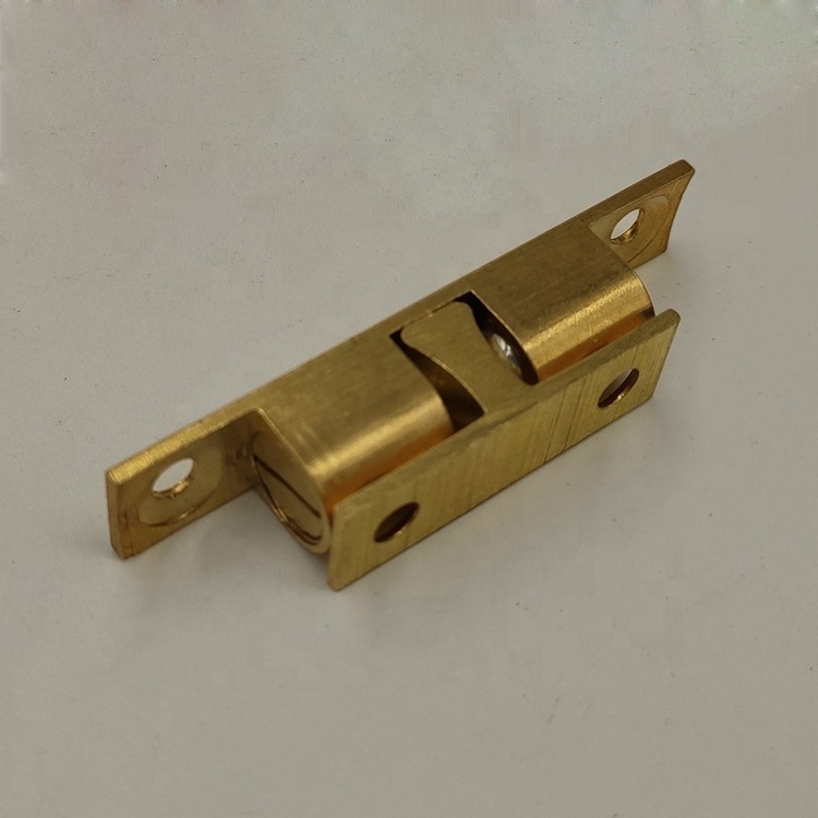 Furniture Cabinet Door Brass Dual Ball Roller Catch Latch Magnetic Closures Door