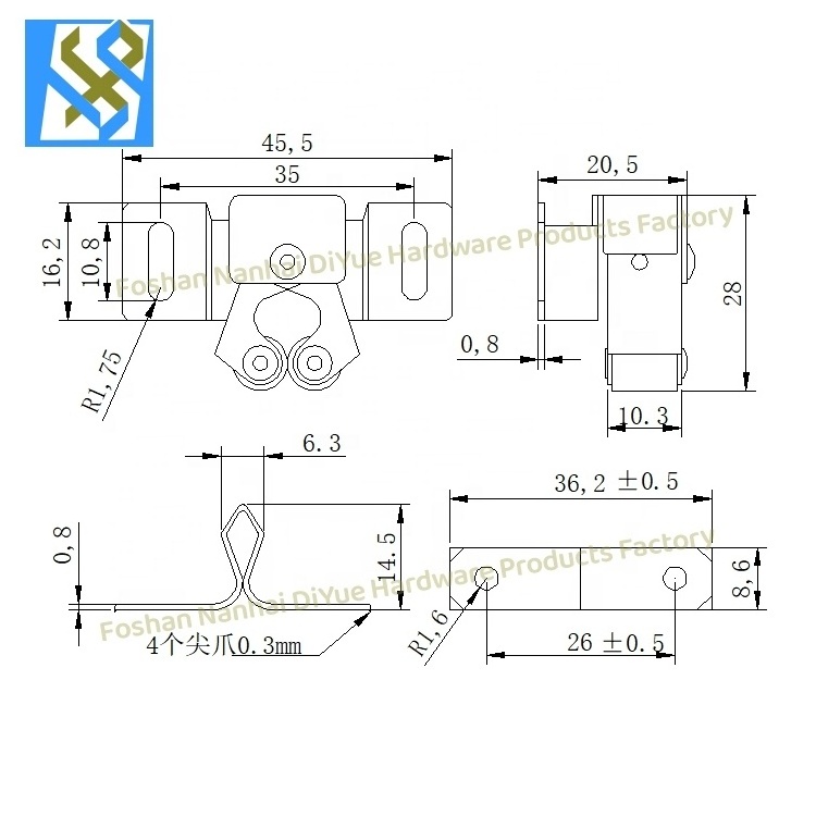 Cupboard Door Magnetic Roller Catch Door Ball Catches