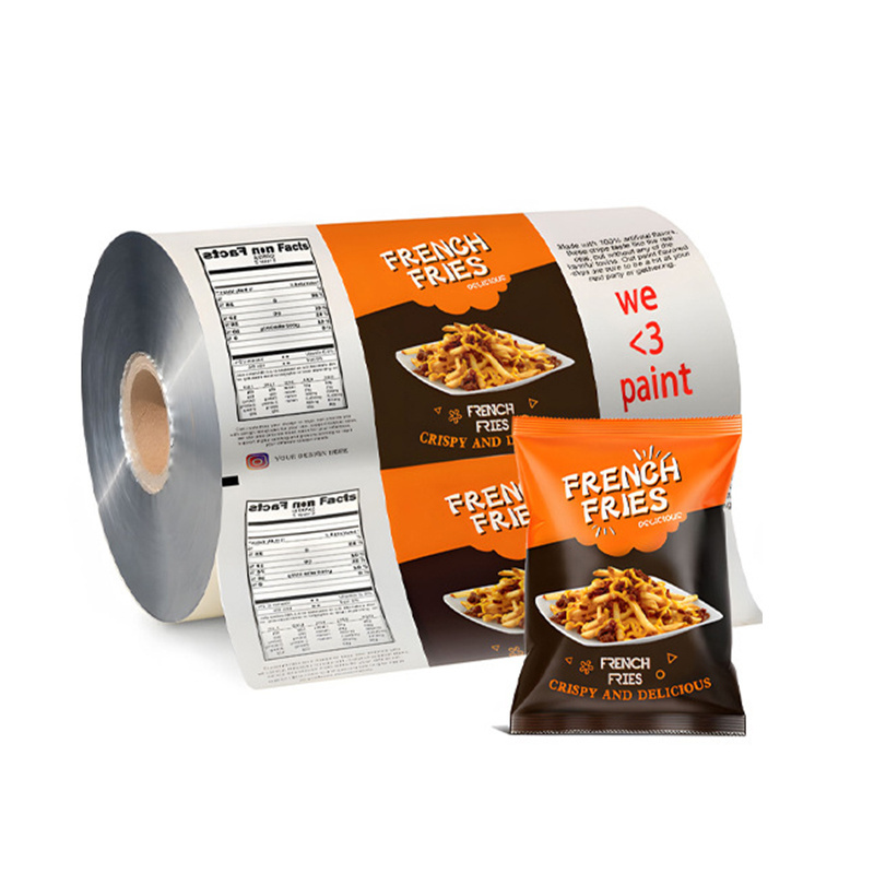 Custom Food Packaging Printing Plastic Packaging Rolls Laminating Flexible Packaging Sachet Rolls Film