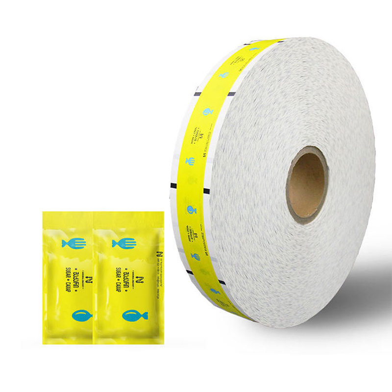 Aluminum Plastic Flexible Laminated Film Roll Food Packaging For Milk Spice Powder Packing Tea Sugar Sealing Film