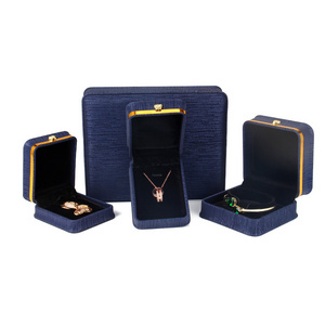 High quality FSD Custom jewelry box with tassel geometric jewelry box packaging luxury jewelry boxes