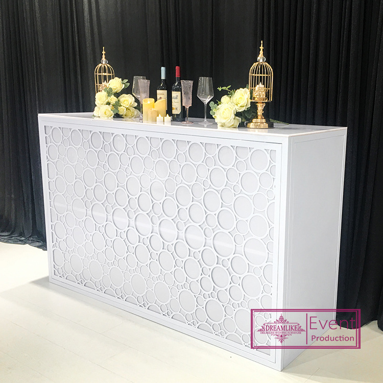 Custom Light Up Bar Reception Table Counter Mobile Acrylic Led Night Club Illuminated led bar table