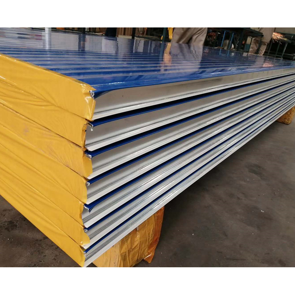 Rock Wool Sandwich Panel Warehouse WallBoard A1 Firerated Grade Rock Wool Sandwich Panel