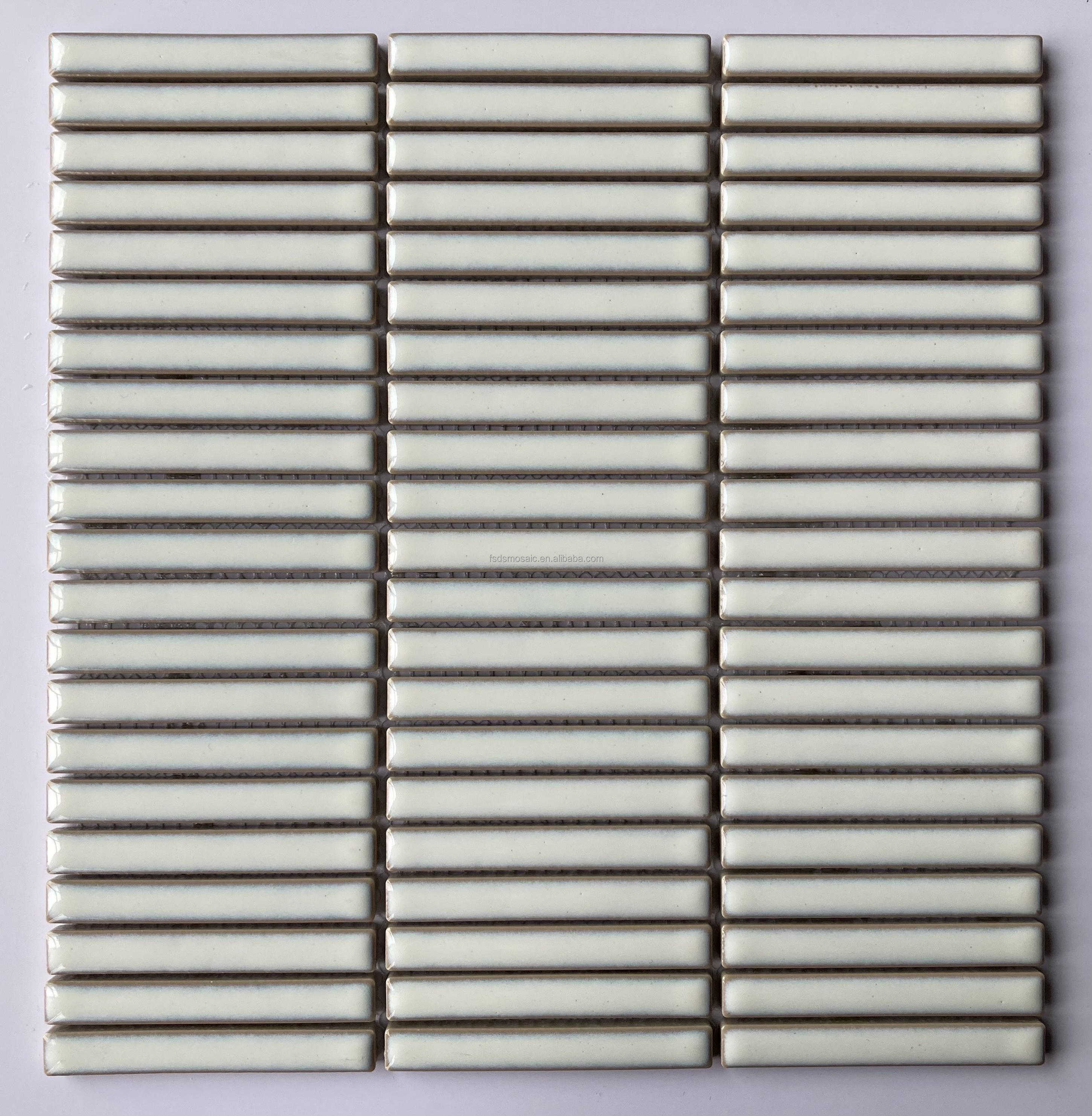 Finger Mosaic Tile High Quality White Color For Wall Kit Kat Ceramic mosaic