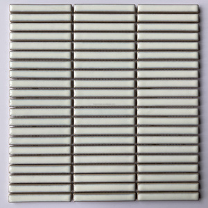 Finger Mosaic Tile High Quality White Color For Wall Kit Kat Ceramic mosaic