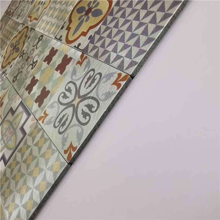 High Quality Indoor Decor backsplash Sticker Peel And Stick Square Wall Mosaic Tile