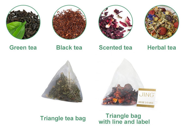 Tea Bag Making and Filling Machine Automatic Triangle Tea Bag Packing Machine