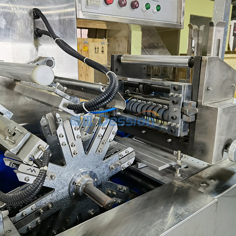 Automatic cellophane wrapping machine for Chewing sugar paper box carton packing machine