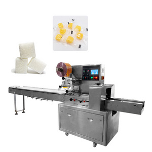 Automatic Single Or Multi Small Candy Wrapping Machine For Packing Cube Sugar Low Noise Level