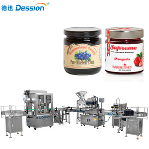 High Speed Jam Jar Filling Line Strawberry Jam Blueberry Jam Bottle Filling Machine Autumn Pear Paste Can Filling Machine