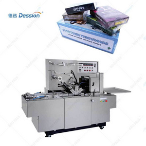 Automatic envelopper cellophane perfume Wrapping Machine With BOPP Film And Esay Tear Line