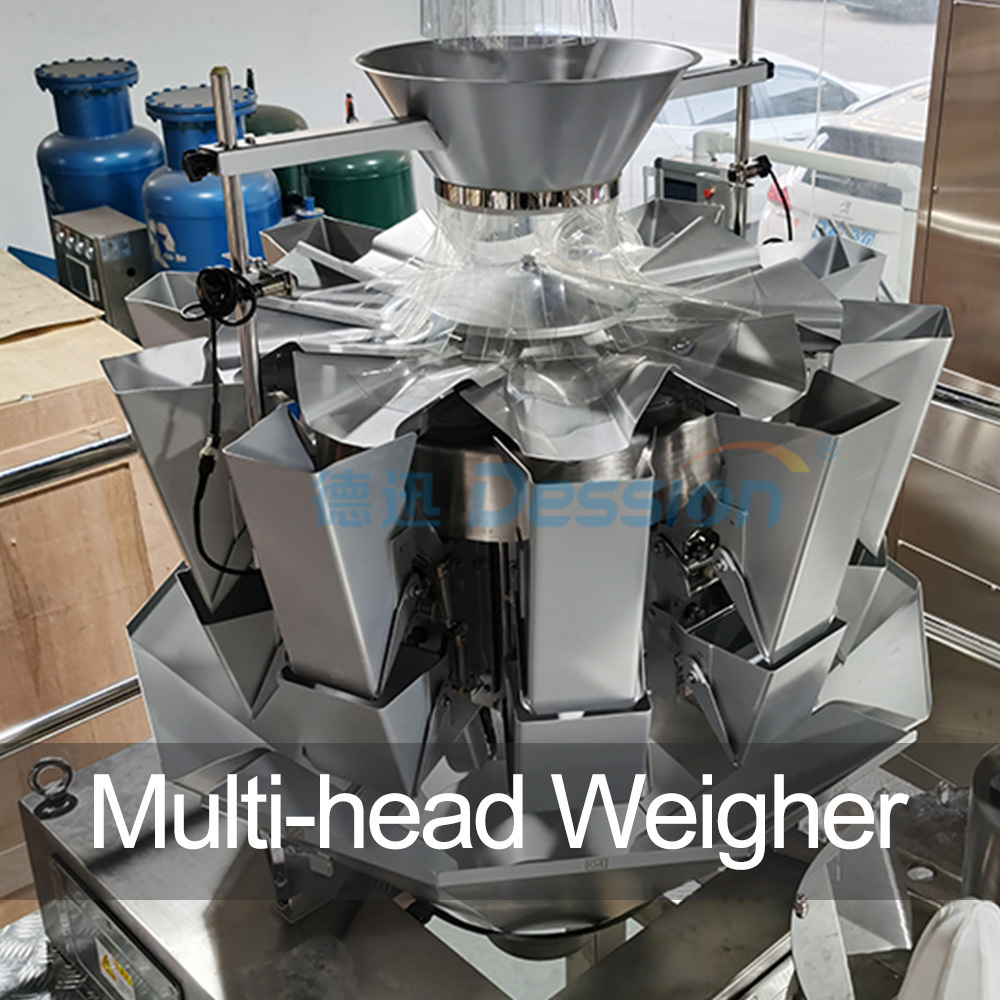 Full automatic multihead weigher chips pouch packing machine price plantain chips banana chips stand up pouch packaging machine