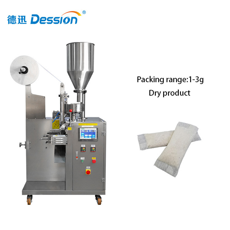 Automatic 1g 2g 3g nonwoven fabric filter paper snus powder nicotin pouches sticker bag packing machine