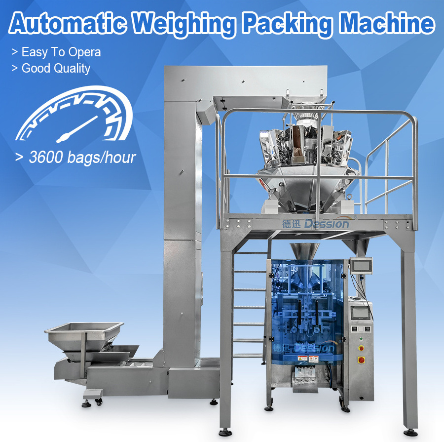 Factory Automatic Weighing Granule Packing Machine Vegetable Seed Packing Machine Fertilizer Bag Packing Machine