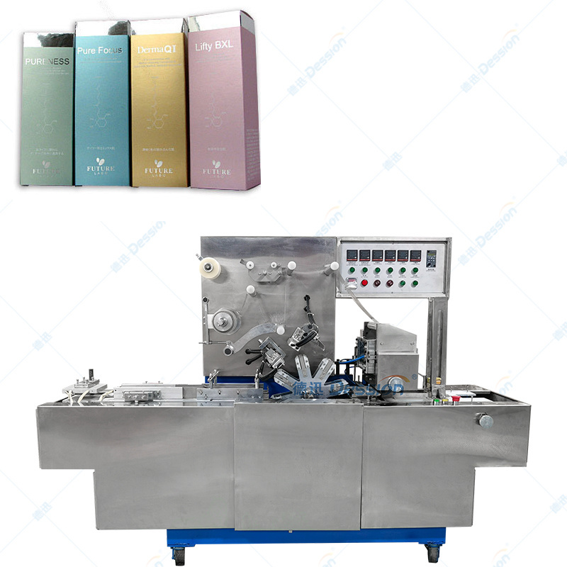 Automatic cellophane wrapping machine for Chewing sugar paper box carton packing machine