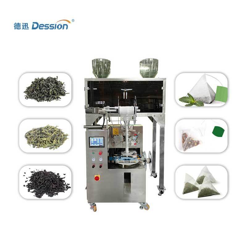 Tea Bag Making and Filling Machine Automatic Triangle Tea Bag Packing Machine