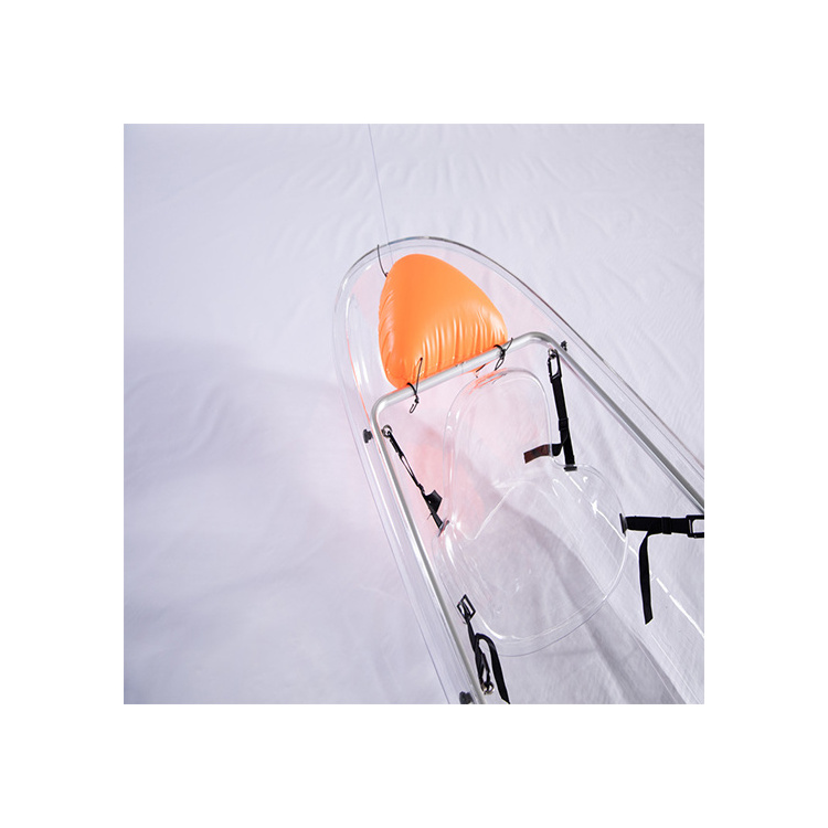 Crystal Canoe Plastic Clear small with paddle large size plastic pair surfing and cruising polycarbonate Clear boat