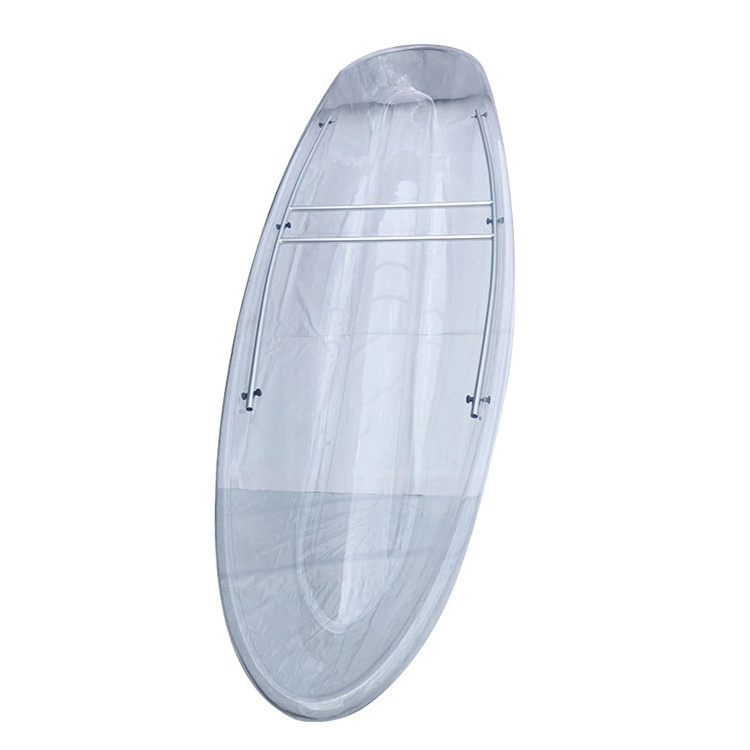 Competitive Price Three-person Clear Plastic Fishing Polycarbonate kayak for water sports boat