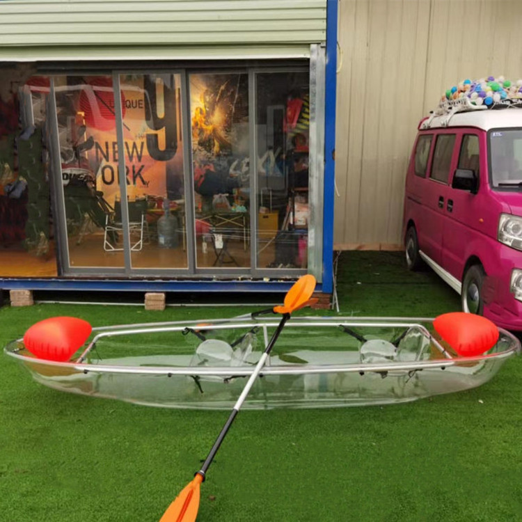 New Amazing Advertising Leasing Sport miniature boat clear plastic boat inflatable transparent boat