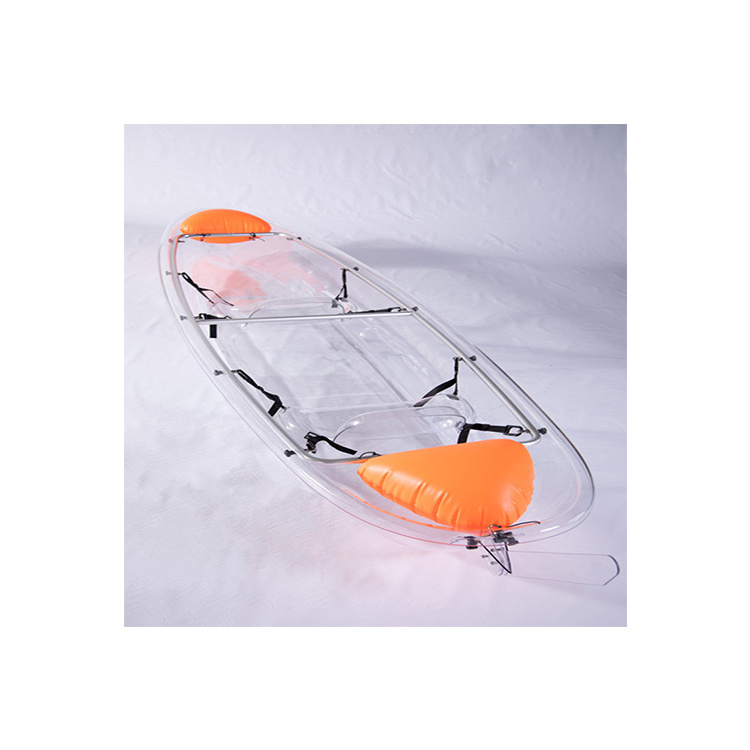 Crystal Canoe Plastic Clear small with paddle large size plastic pair surfing and cruising polycarbonate Clear boat