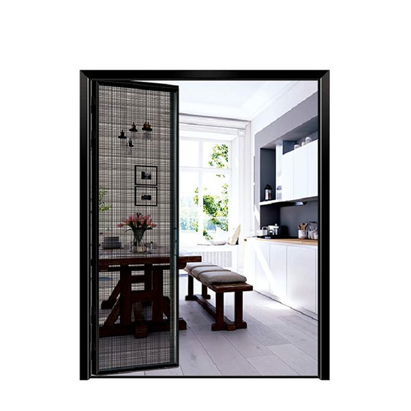 Aluminium four double open swing casement sliding doors glass aluminum Pt Pd door