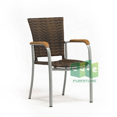 (E7010) Outdoor garden wicker cane wicker rattan chair indoor dining furniture